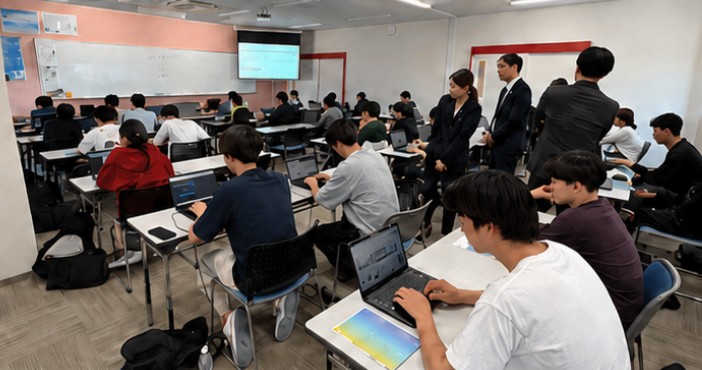 テクバン株式会社との連携授業の様子2