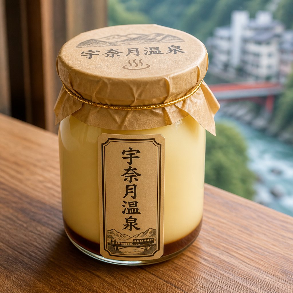 宇奈月温泉プリンのイメージ