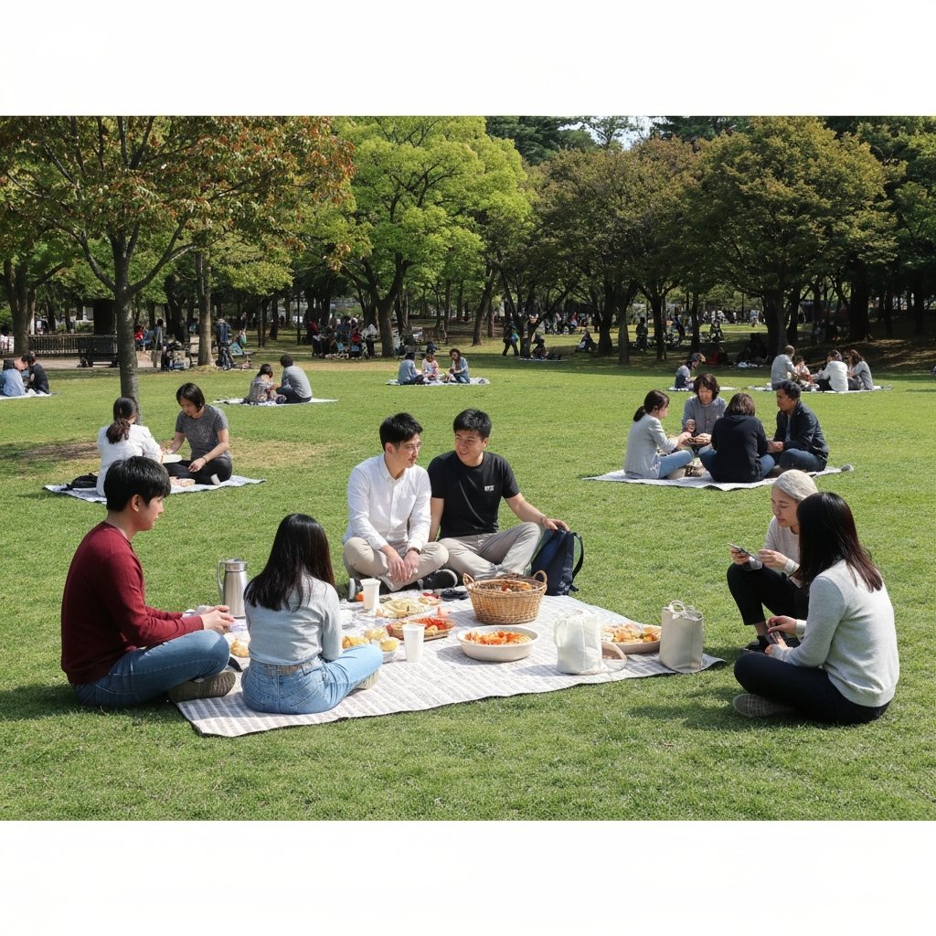広大な芝生エリア